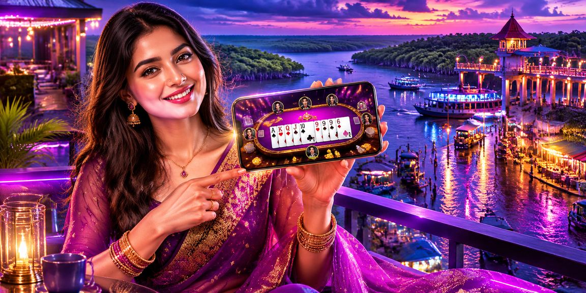 খুলনায় নিয়ন আলোয় y19e রামি গেম খেলছেন একজন ভিআইপি সদস্য