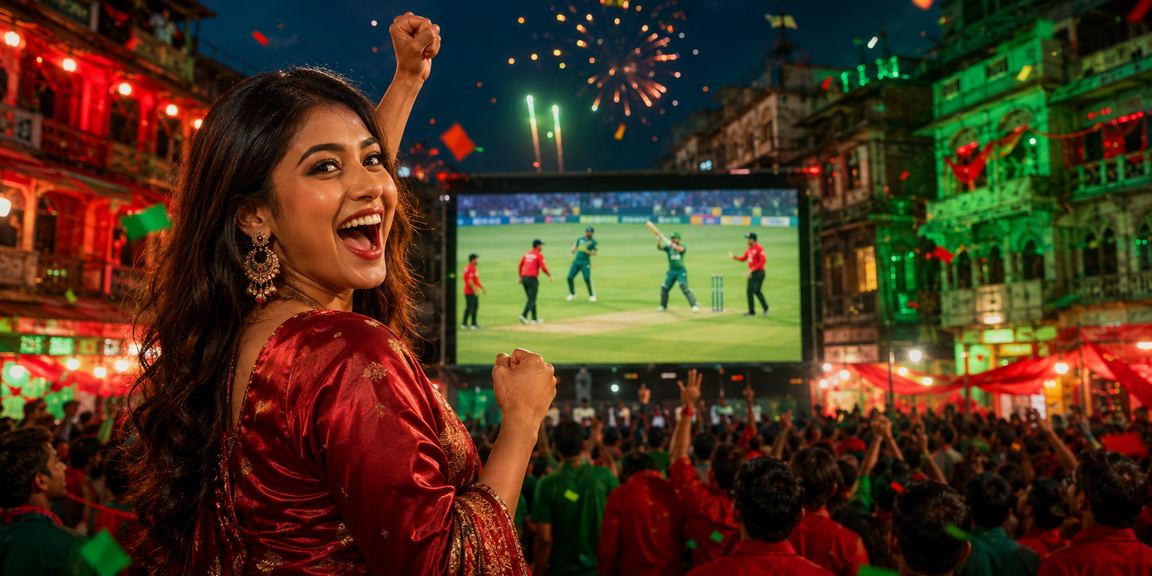 নারায়ণগঞ্জে একজন ব্যবহারকারী মোবাইলে ক্রিকেট বেটিং করছেন
